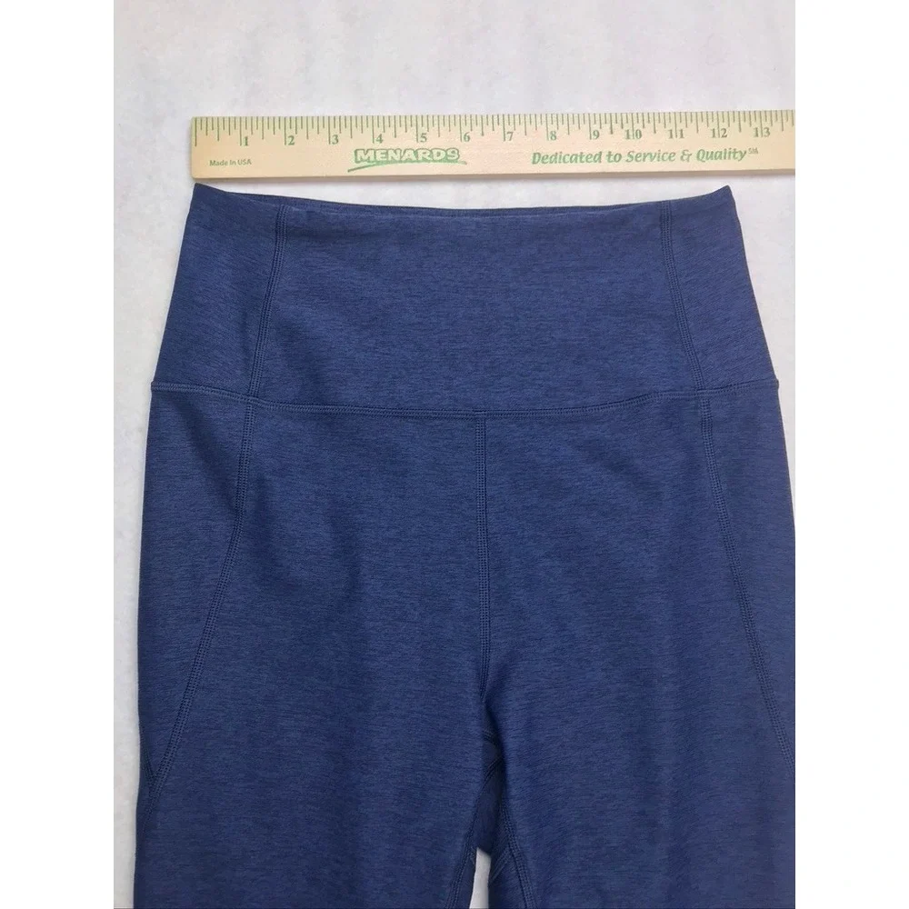 Outdoor Voices TechSweat High Waisted Leggings Navy Blue Heathered Womens‎ Small - Picture 5 of 8